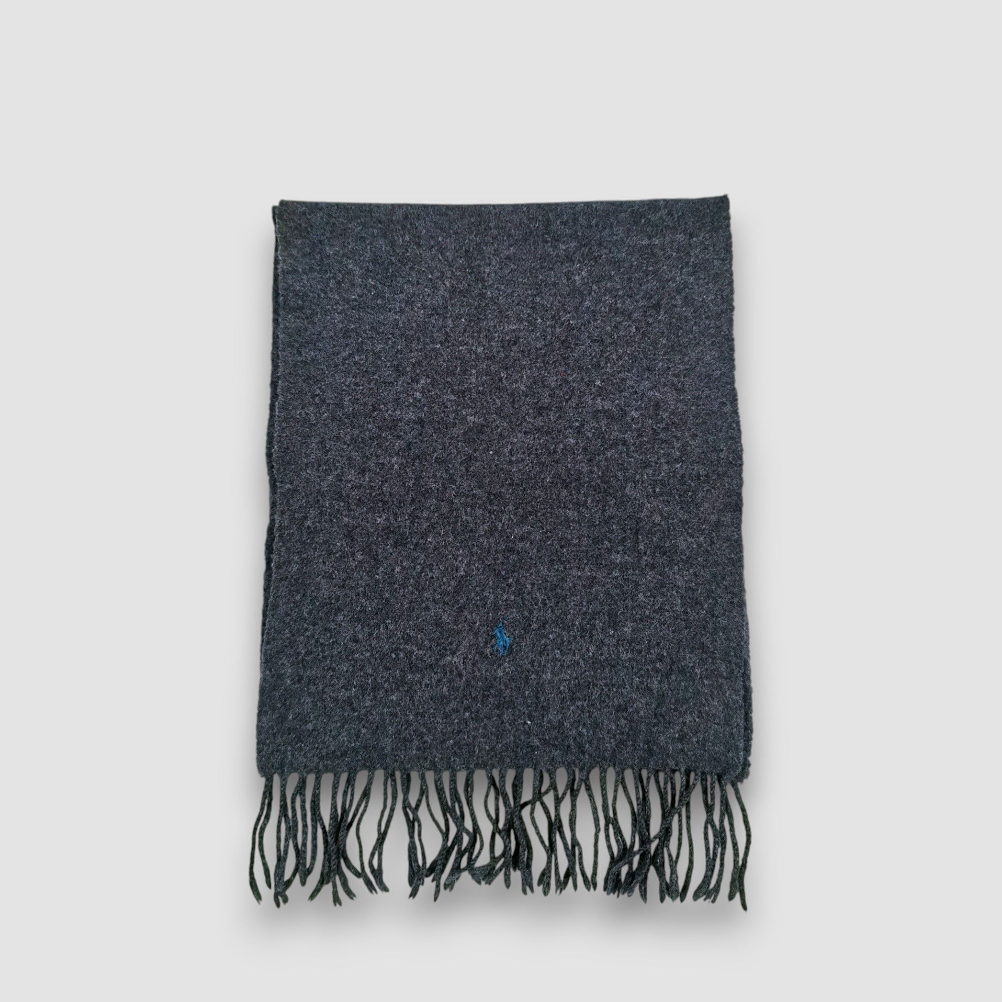 Polo Ralph Lauren Vintage Polo Ralph Lauren Scarf Wool Winter Fringe Scarves Size ONE SIZE - 2 Thumbnail