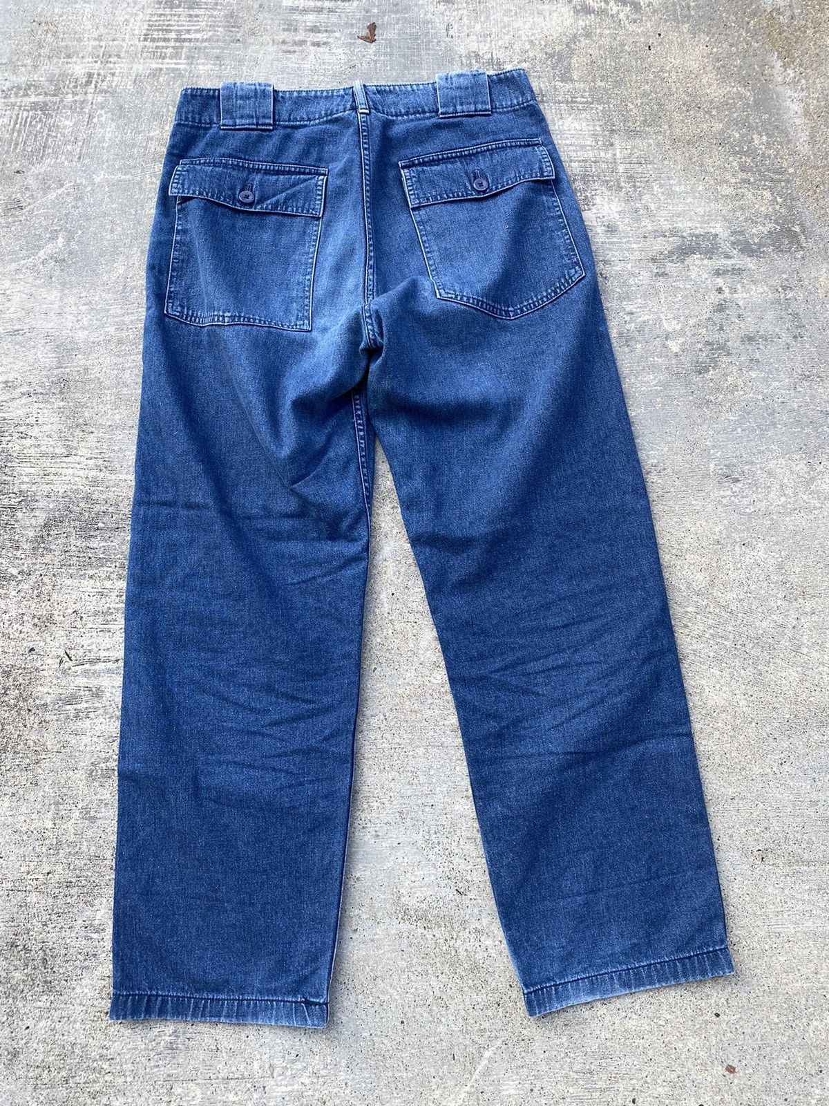 Nepenthes NEPENTHES OG107 COWBOY ARMY BAGGY WORK RAVE PUNK GORPCORE Size US 30 / EU 46 - 2 Thumbnail