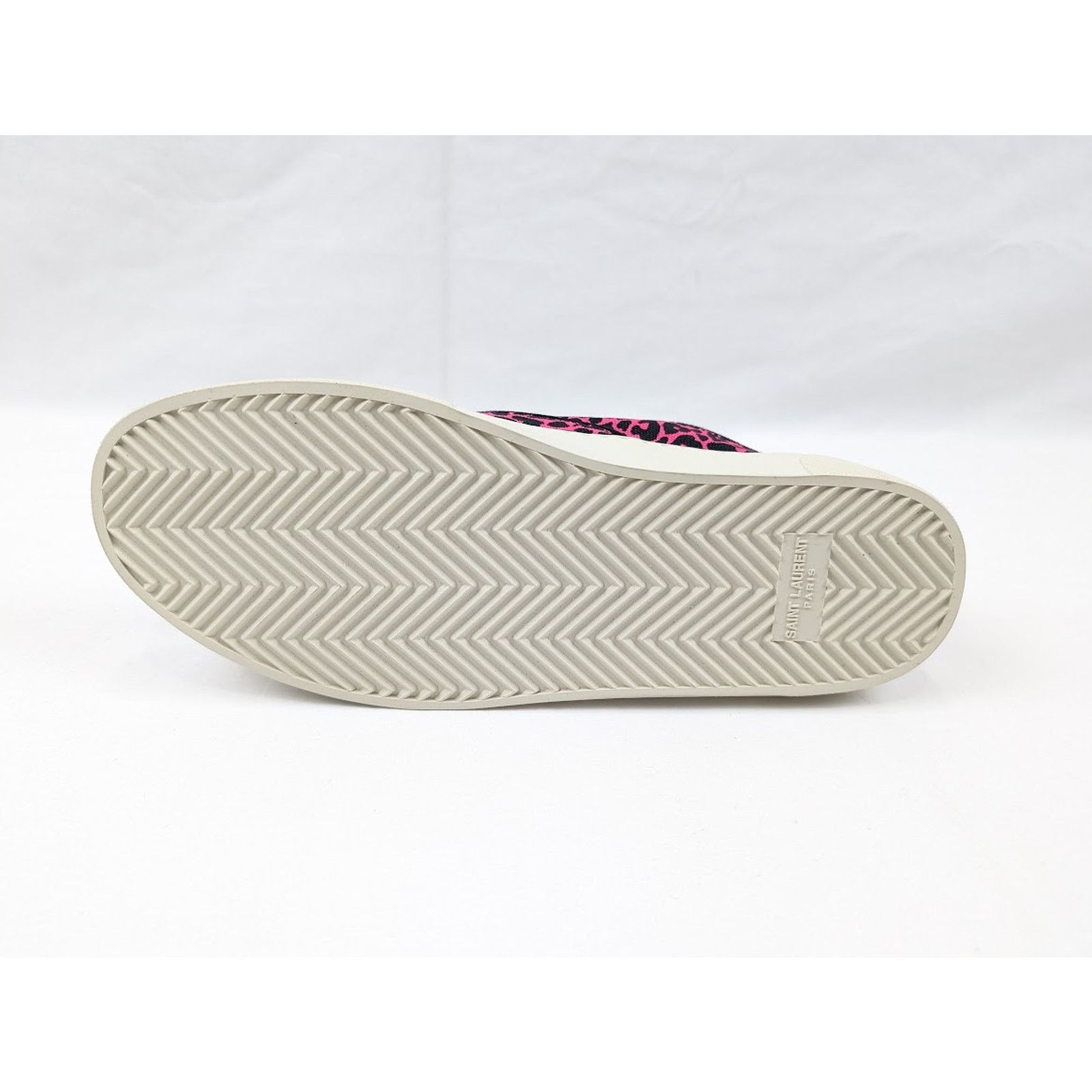 Saint Laurent Paris o1rshd1 Women's Venice Low Top SL Sneakers in Fuxia Nero 41 Size US 11 / IT 41 - 9 Thumbnail