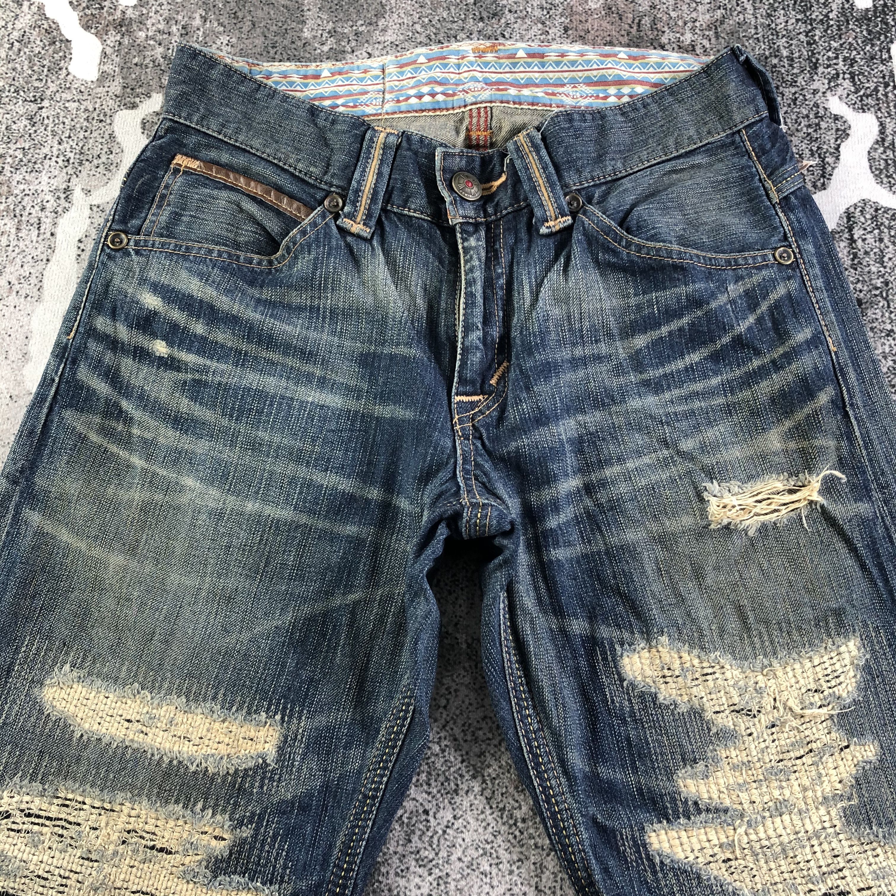 Edwin Edwin XV Jeans Ripped Denim KJ2892 Size US 28 / EU 44 - 3 Thumbnail