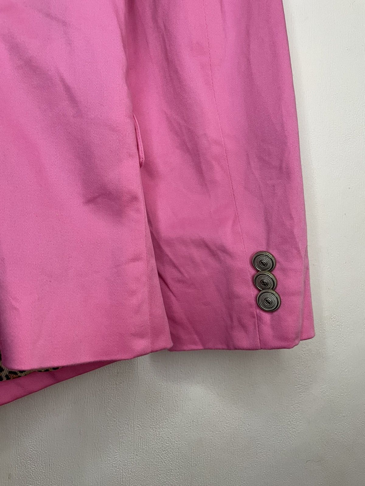 Just Cavalli × Roberto Cavalli Just Cavalli Pink / Leopard Blazer Size M / US 6-8 / IT 42-44 - 7 Thumbnail