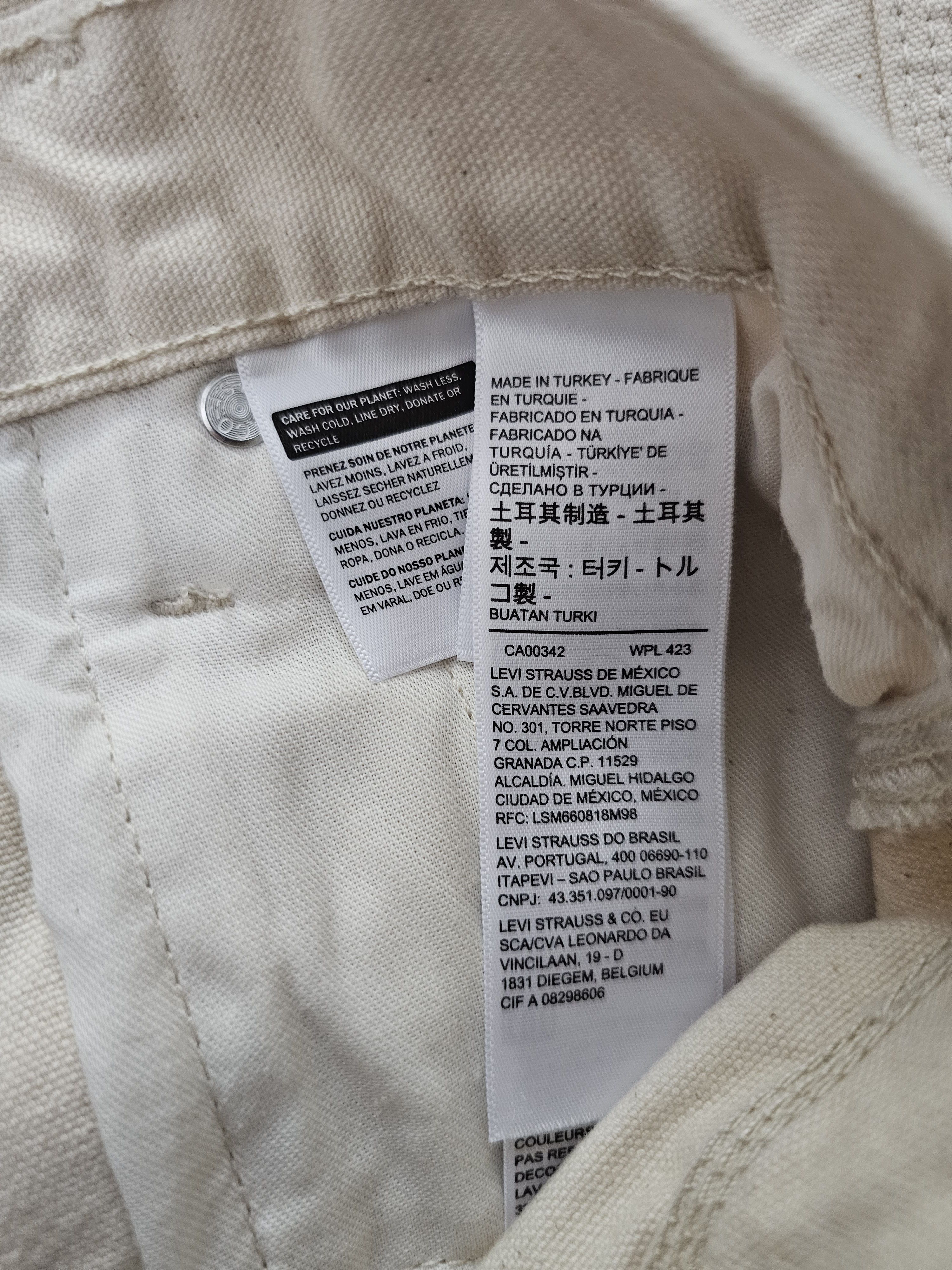 Levi's × Reese Cooper New Levi's x Reese Cooper Straight Fit Jeans Ecru W34L34 Size US 34 / EU 50 - 10 Thumbnail