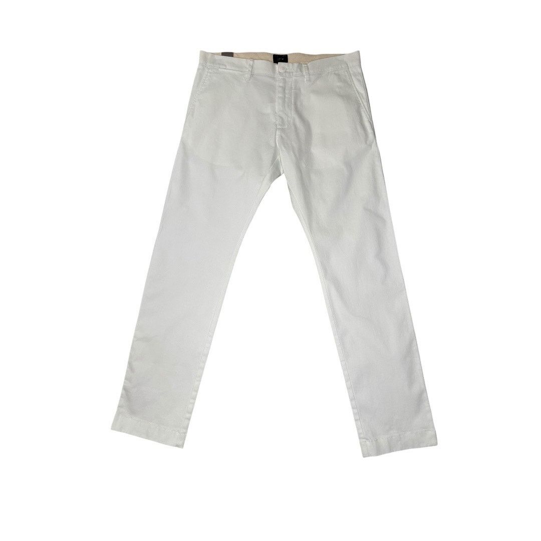 NEW J. Crew Men’s Size 31/30 White 484 Slim-fit stretch
