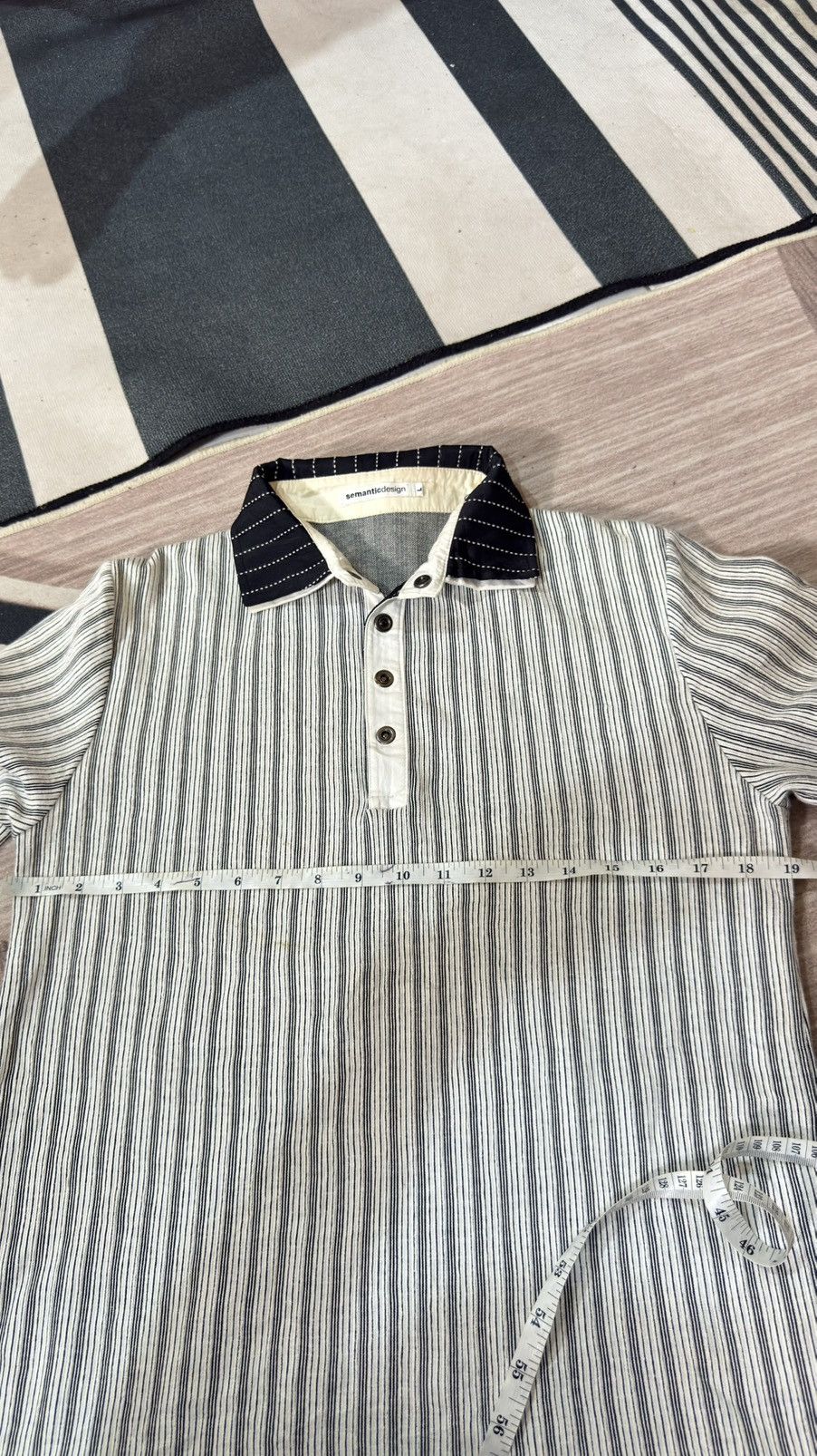 Japanese Brand SEMANTIC DESIGN long slevee tshirt Size US L / EU 52-54 / 3 - 11 Thumbnail