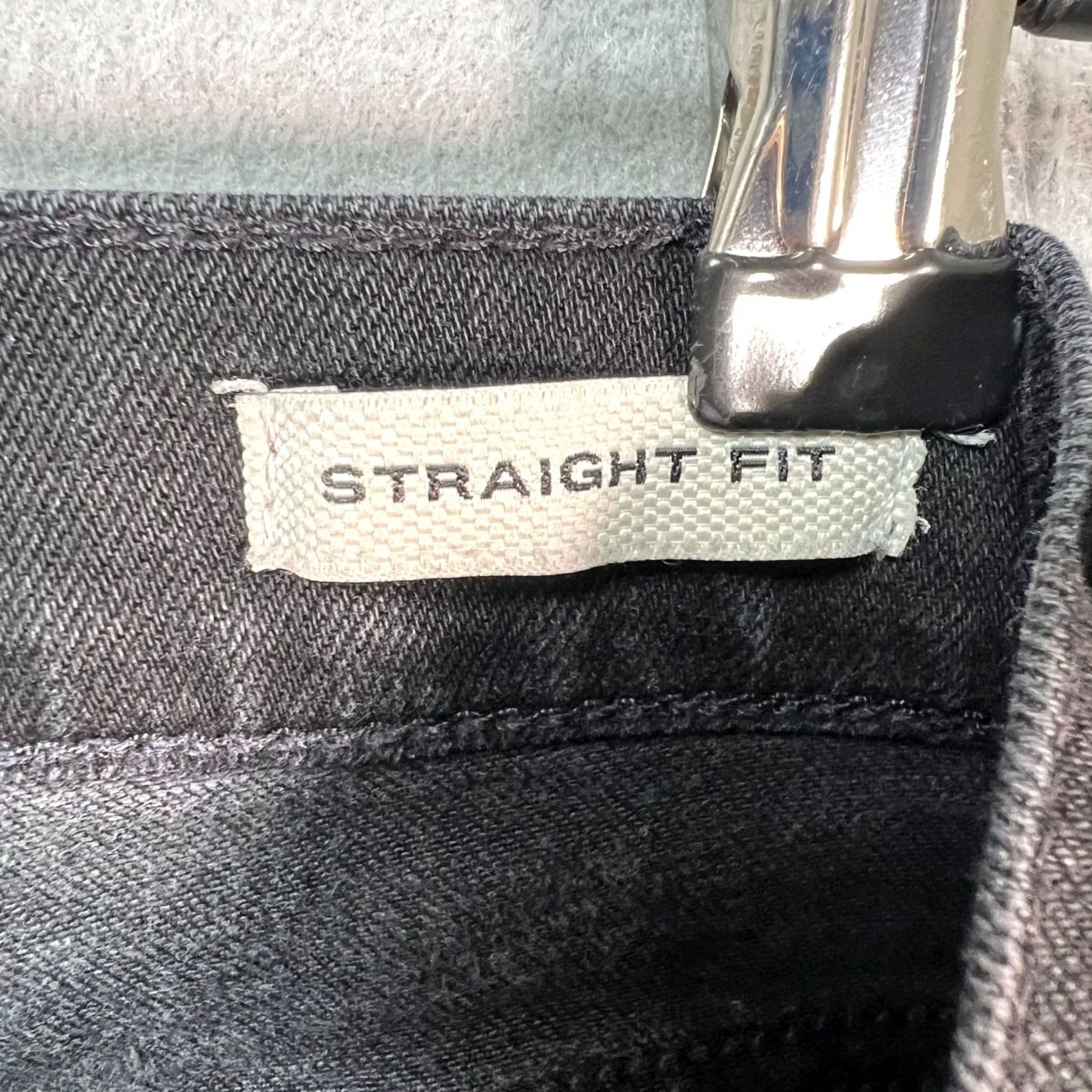 Vintage Flint & Tinder Jeans 31 x 32 Black Straight Mens Regular 5-Pocket USA Denim Slim Rise Mid Vintage No Size US 31 - 4 Thumbnail