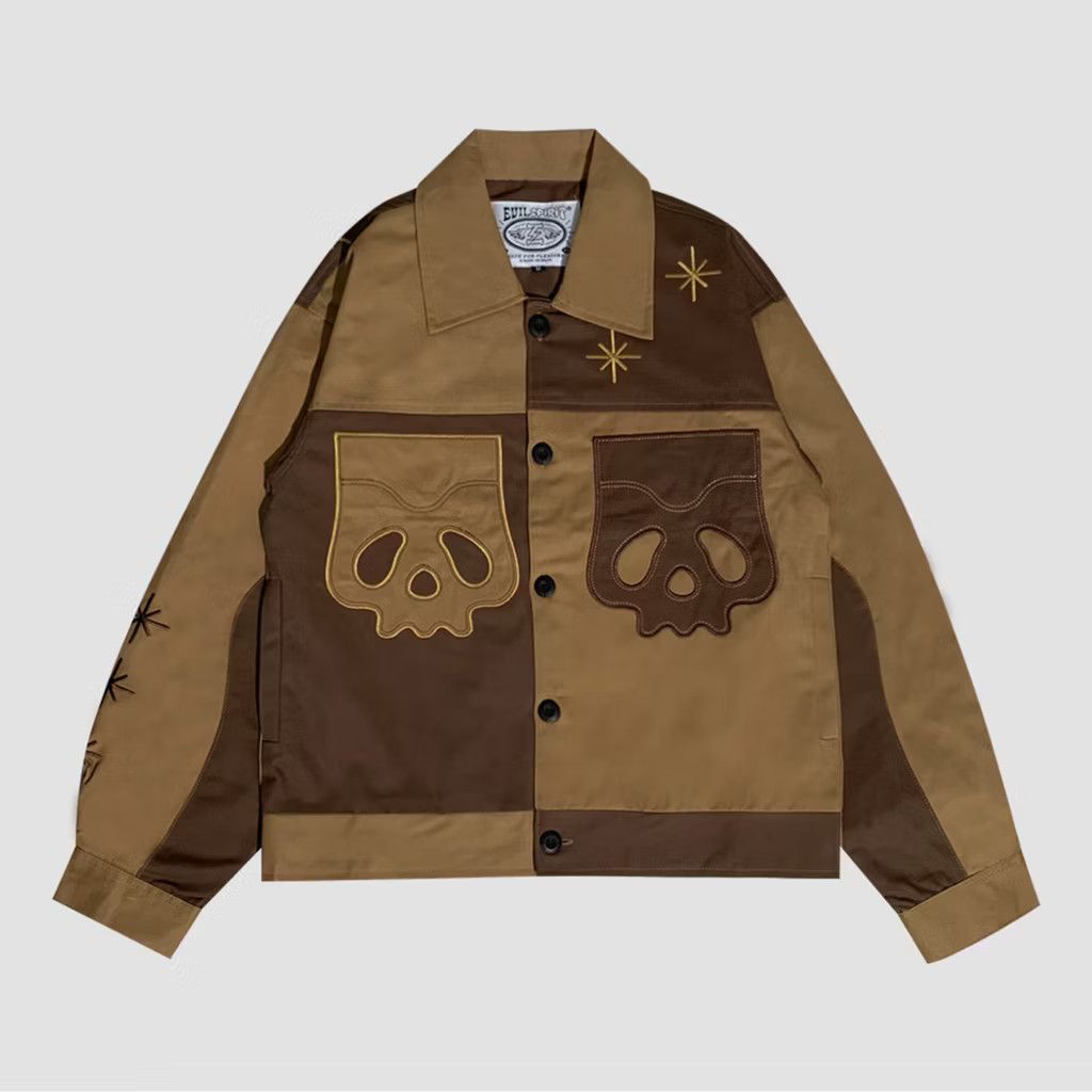 If Six Was Nine ☠️ Valencia skull design corduroy work jacket Size US L / EU 52-54 / 3 - 1 Thumbnail