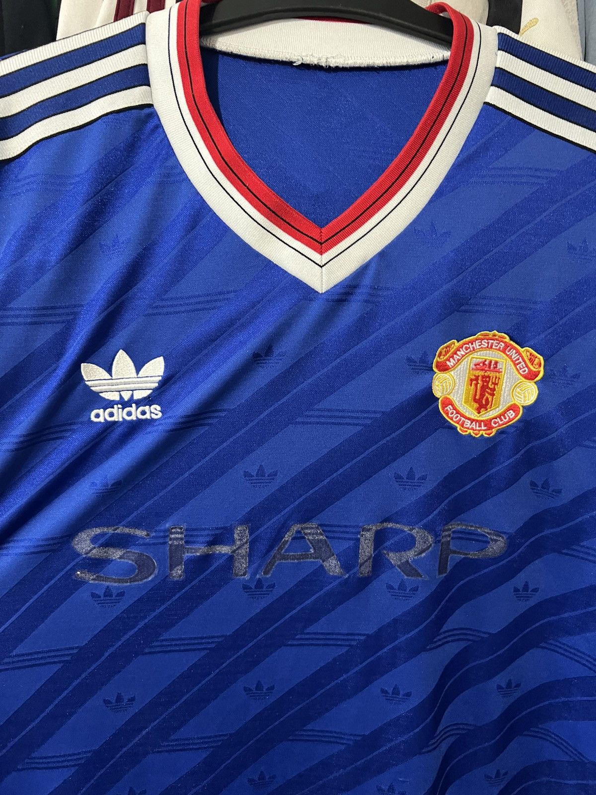 Other 1986-1987 VINTAGE ADIDAS MANCHESTER UNITED THIRD FOOTBALL T Size US M / EU 48-50 / 2 - 2 Thumbnail