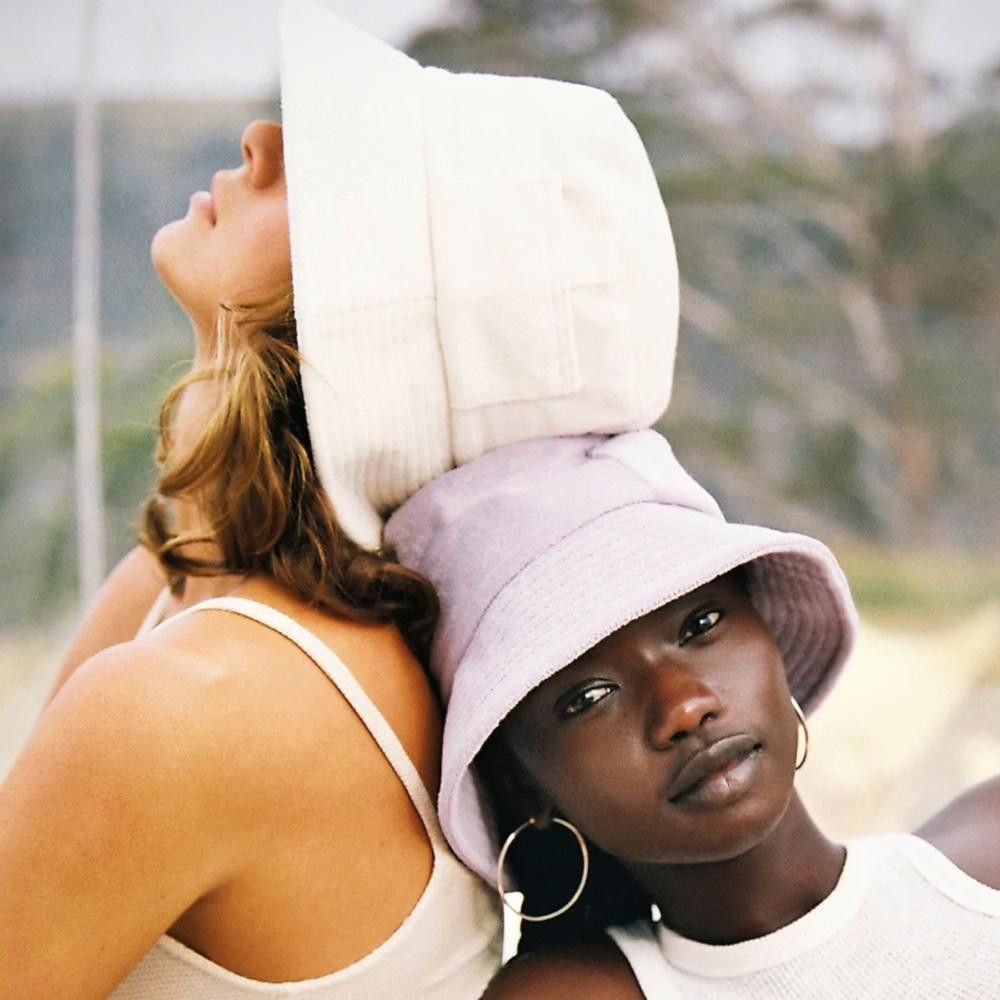 Lack of Color Lack of Color WAVE BUCKET hat - BEIGE TERRY Size ONE SIZE - 4 Thumbnail
