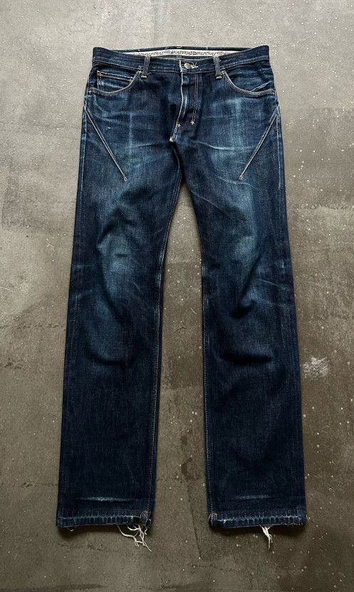 Number (N)ine Number (N)ine 07 Ripple-Wash Denim Pants Size US 41 - 1 Thumbnail