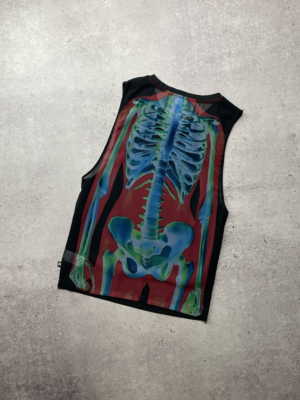 Adidas × Vintage Vintage Adidas Skeleton Thank Top Size US L / EU 52-54 / 3 - 1 Thumbnail
