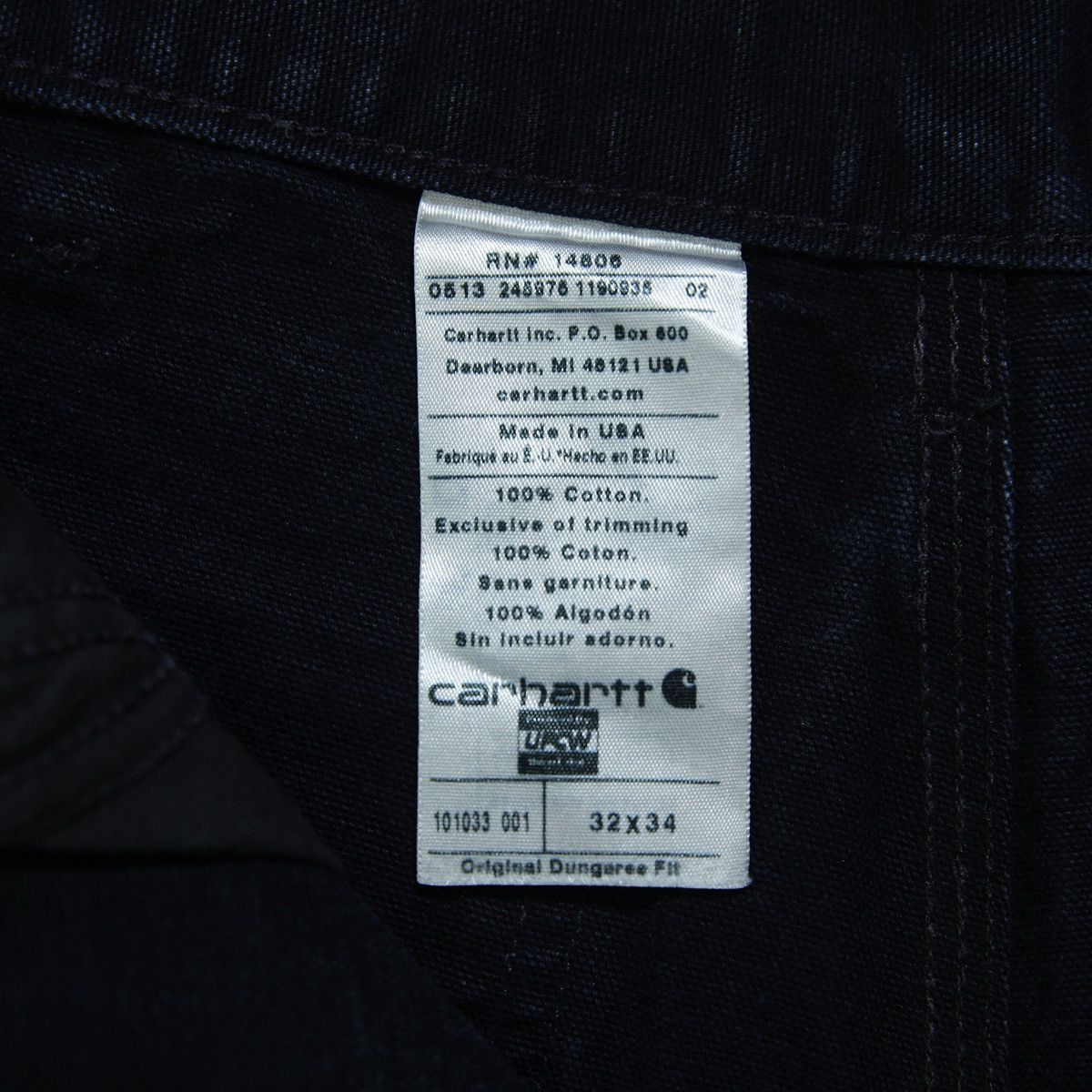 Carhartt RARE Carhartt x Chrysler IFD Faded Black Double Knee Pant Size US 30 / EU 46 - 24 Thumbnail