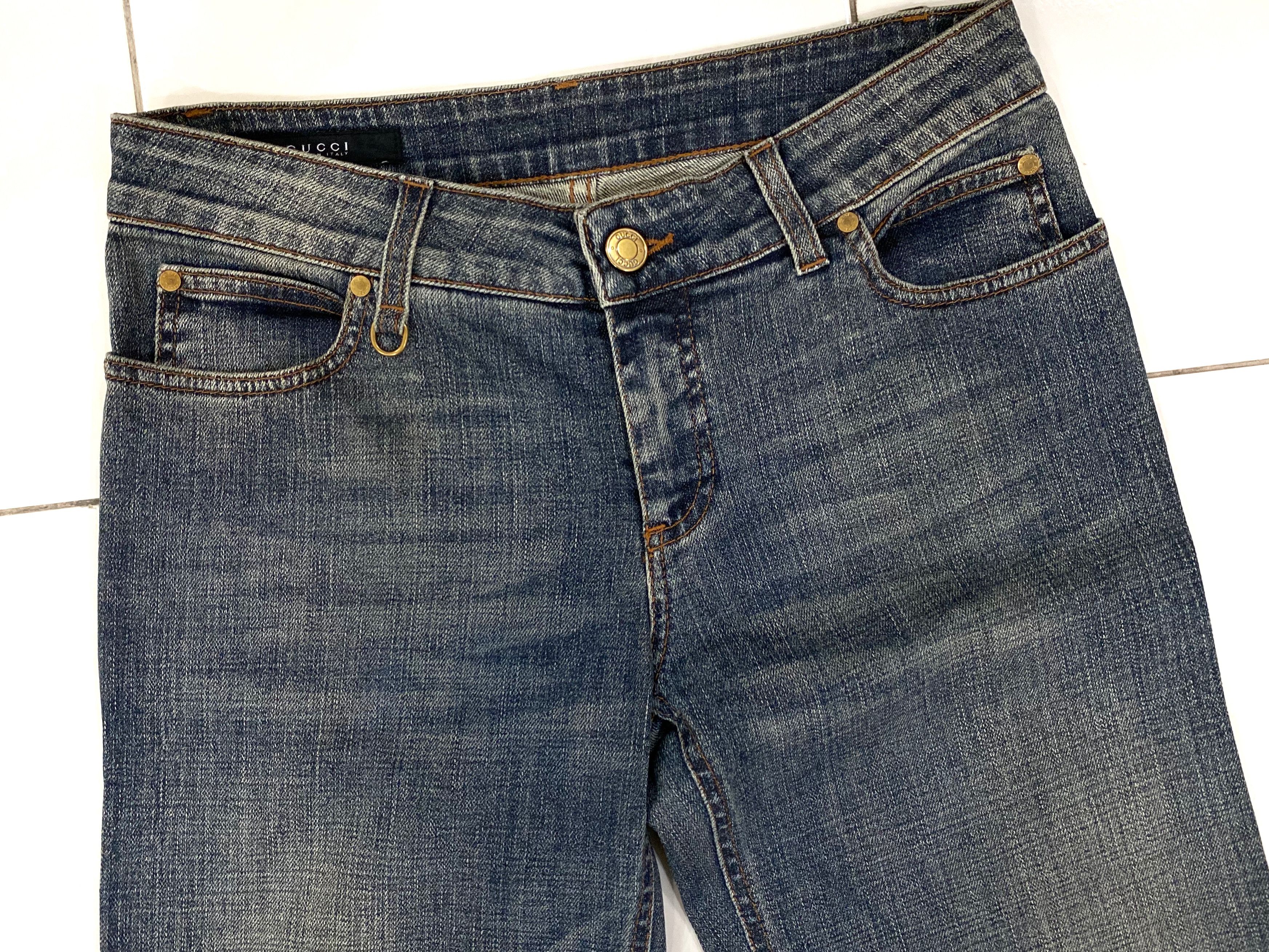 Gucci Authentic Vintage Gucci Flare Bootcut Denim Size 30" / US 8 / IT 44 - 2 Thumbnail