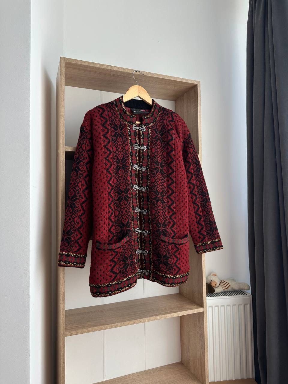 Japanese Brand × Vintage Vintage Windfjord of Norway Cardigan Red Sweater Size US M / EU 48-50 / 2 - 9 Thumbnail