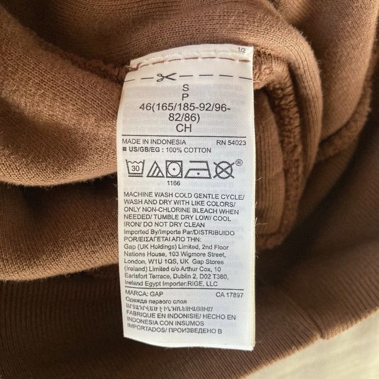 Balenciaga × Gap × Yeezy NEW - Size S Kanye West Yeezy Gap Perfect Hoodie Light Brown Size US S / EU 44-46 / 1 - 11 Thumbnail
