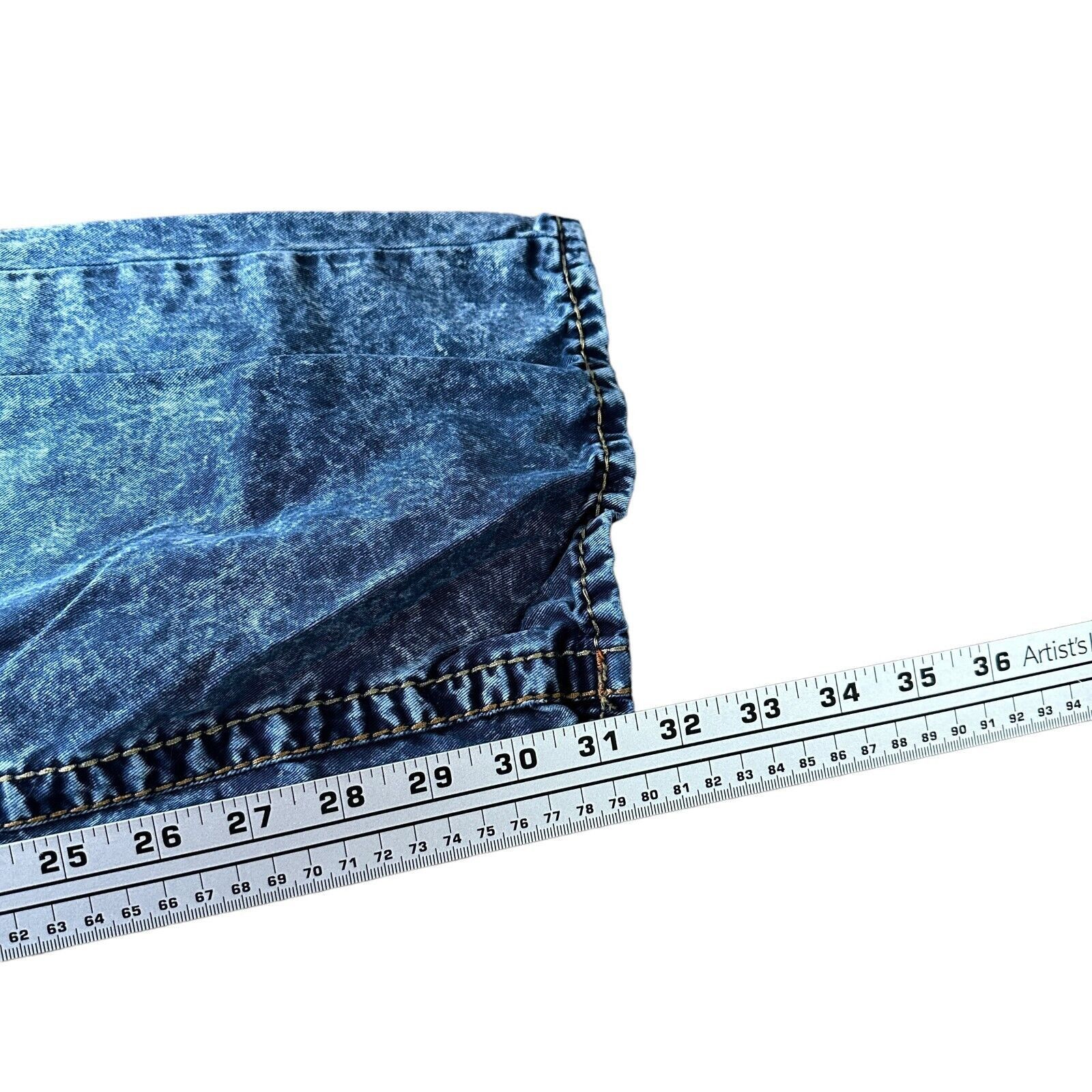 True Religion True Religion Straight Jeans Mens 36 Acid Wash Denim Tie Dye Size US 36 / EU 52 - 11 Thumbnail