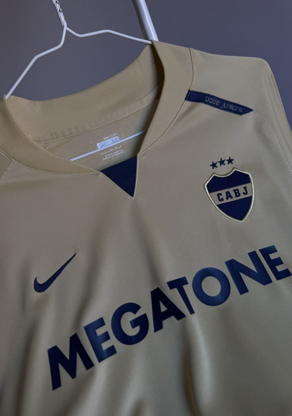 Nike Vintage Boca Juniors 2007 Long Sleeves Jersey Nike Megatone Size US M / EU 48-50 / 2 - 6 Thumbnail