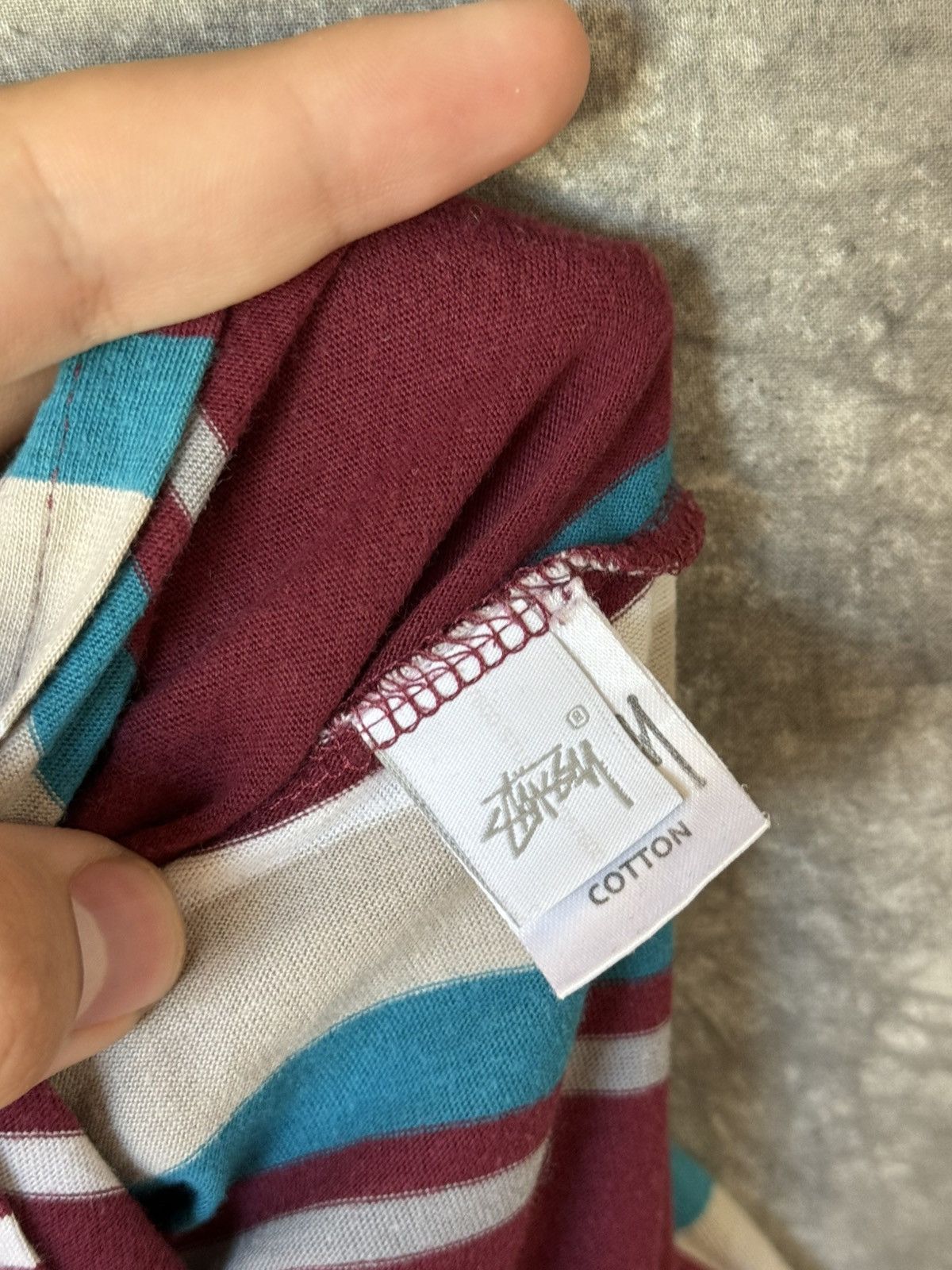 Stussy × Vintage Stussy centre logo T-Shirt Vintage Y2K Size US L / EU 52-54 / 3 - 5 Thumbnail