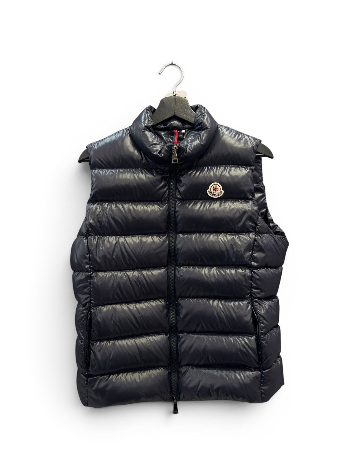 Moncler Moncler Womens Navy Ghany Gilet Vest Size XL / US 12-14 / IT 48-50 - 1 Thumbnail