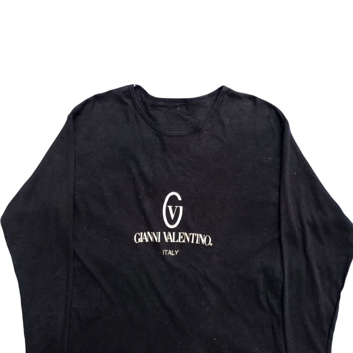 Valentino × Vintage Vintage 90s Gianni Valentino Spellout Long Sleeve Size US S / EU 44-46 / 1 - 2 Thumbnail