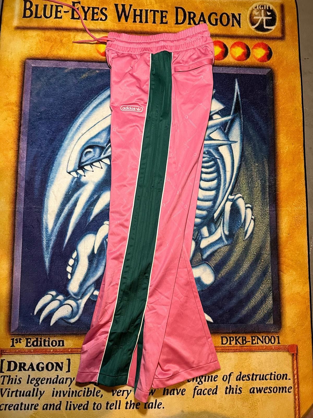 Adidas Vintage Adidas Pink and Green Track Pants Size 32" / US 10 / IT 46 - 2 Thumbnail