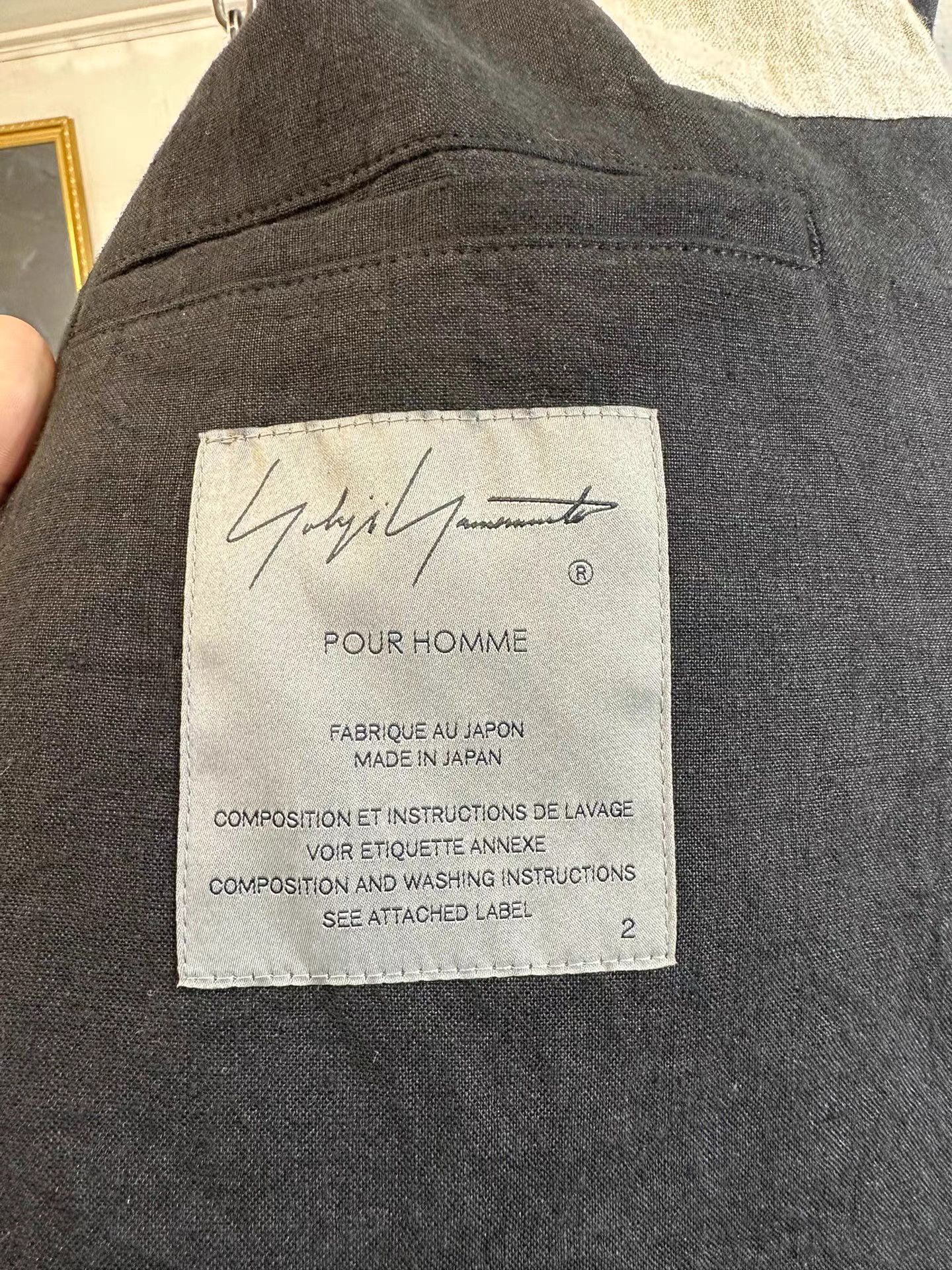 Yohji Yamamoto yohji yamamoto pour homme 22SS Linen Blazer K20 Size US M / EU 48-50 / 2 - 6 Thumbnail