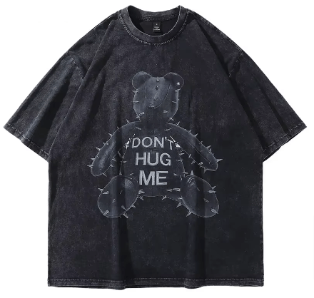 Japanese Brand × Vintage "Don't Hug-L" Oversized T-shirt Size US L / EU 52-54 / 3 - 1 Thumbnail
