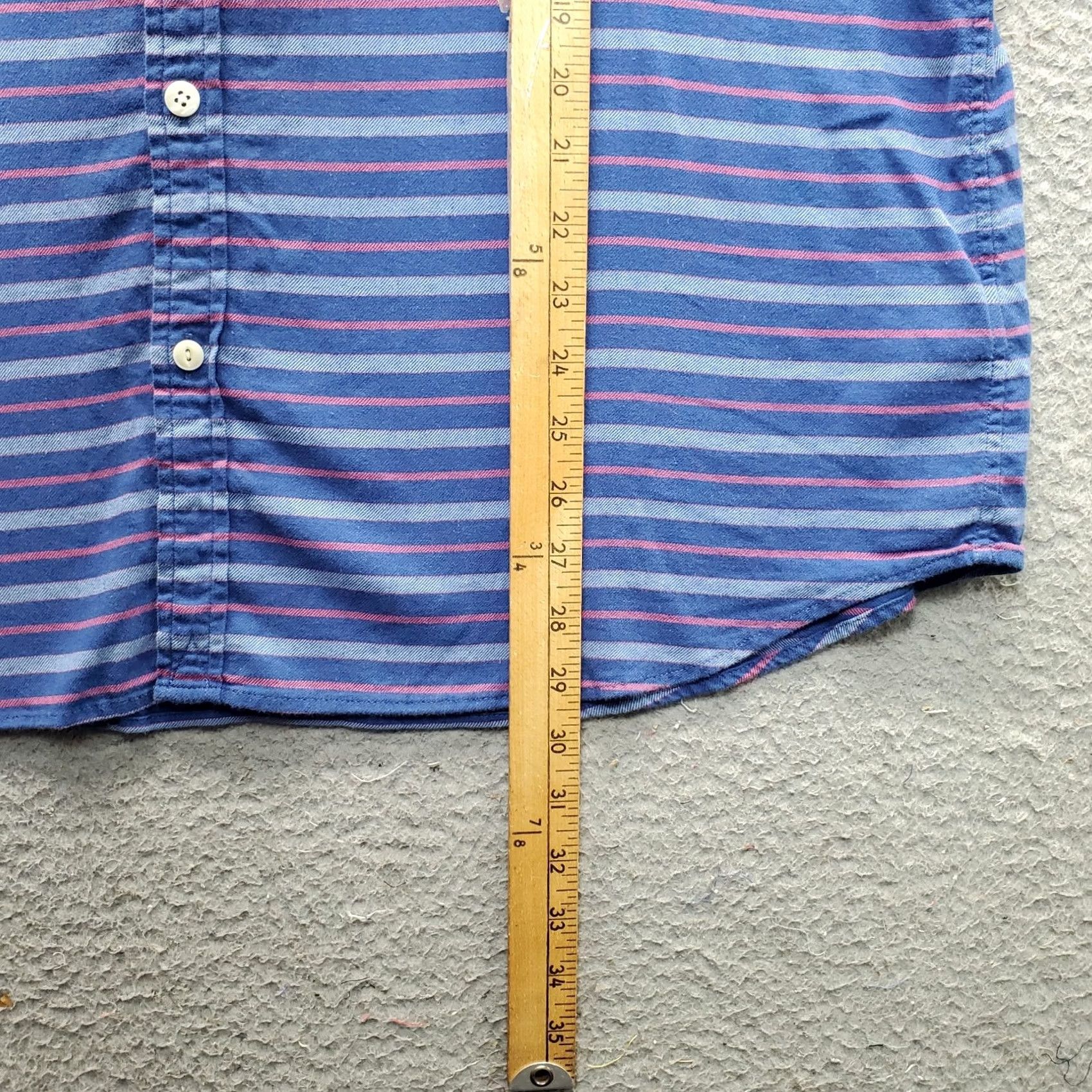 Vineyard Vines Vineyard Vines Shirt Mens XL Multi Striped Linen Blend Short Sleeve Button Down Shirt Size US XL / EU 56 / 4 - 5 Thumbnail