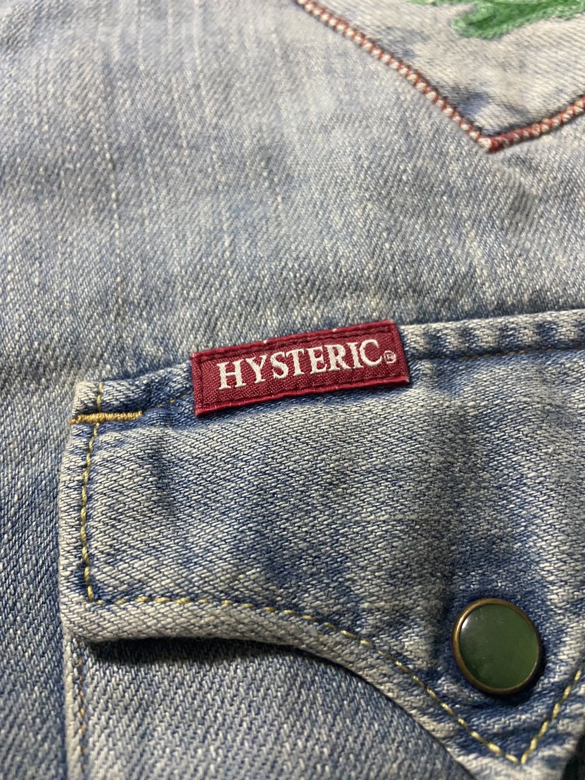 Hysteric Glamour × Japanese Brand Vintage hysteric glamour denim shirt women Size M / US 6-8 / IT 42-44 - 4 Thumbnail