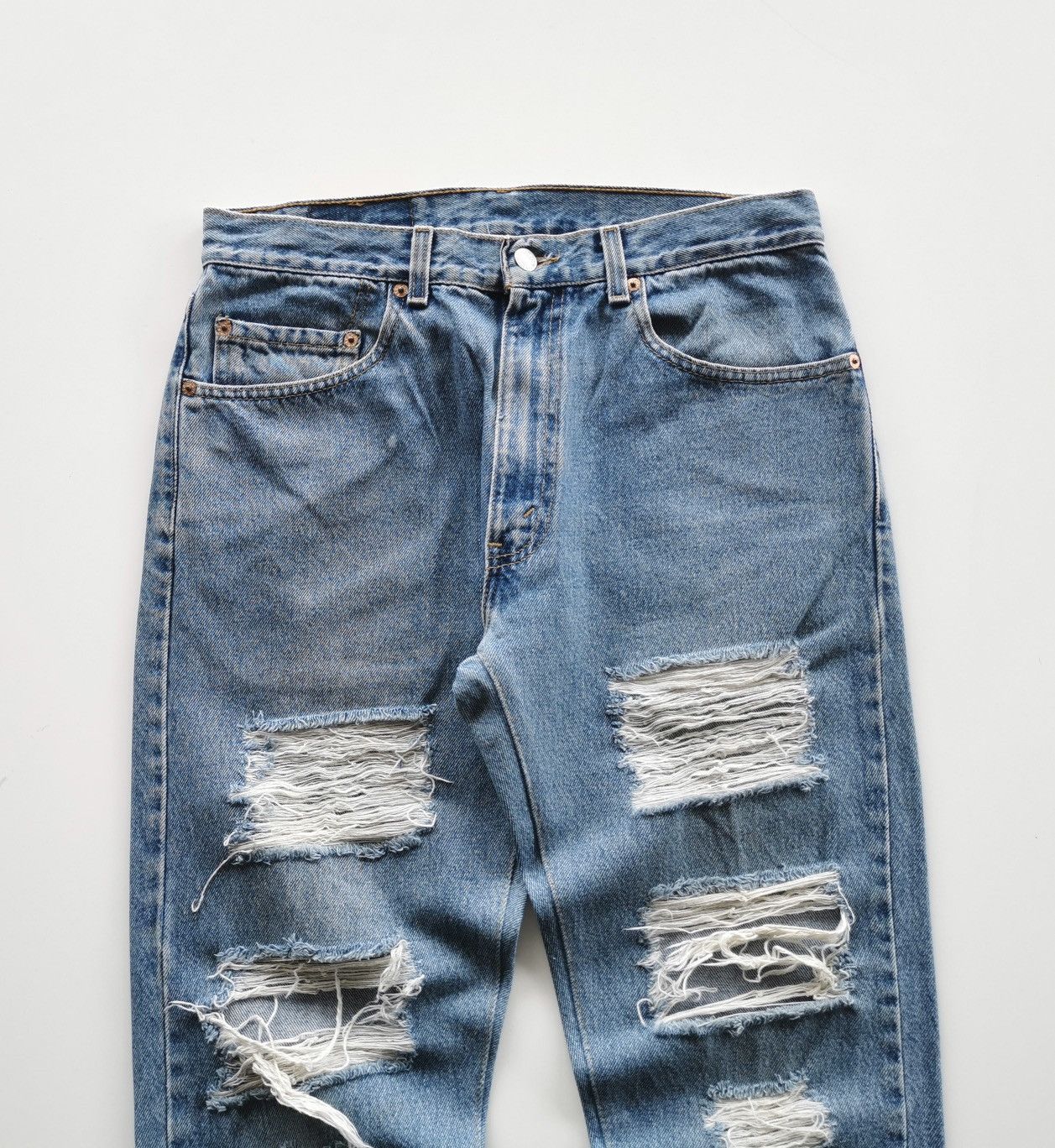 Levi's × Undercover Vintage Levis 505 Distressed Jeans Looklike Undercover Size US 32 / EU 48 - 3 Thumbnail
