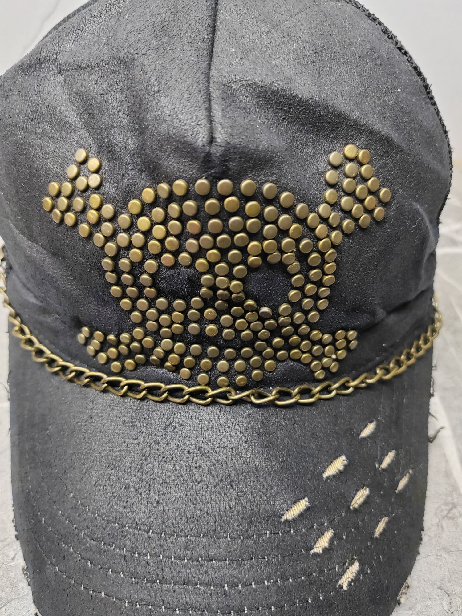 Japanese Brand Vintage Skulls Punk Distressed Style Cap Hat Size ONE SIZE - 3 Thumbnail