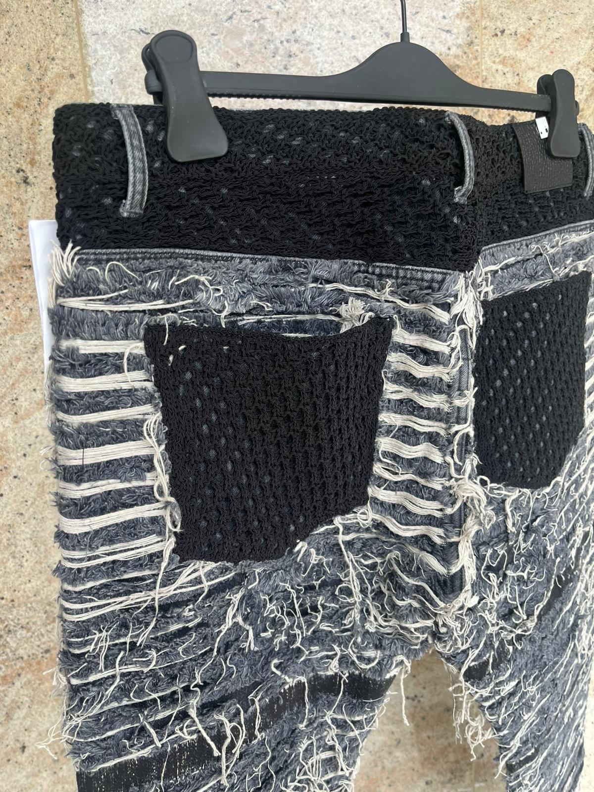 Alyx 6 Pocket Blackmeans Distressed & Frayed Denim in Black Size US 36 / EU 52 - 21 Thumbnail