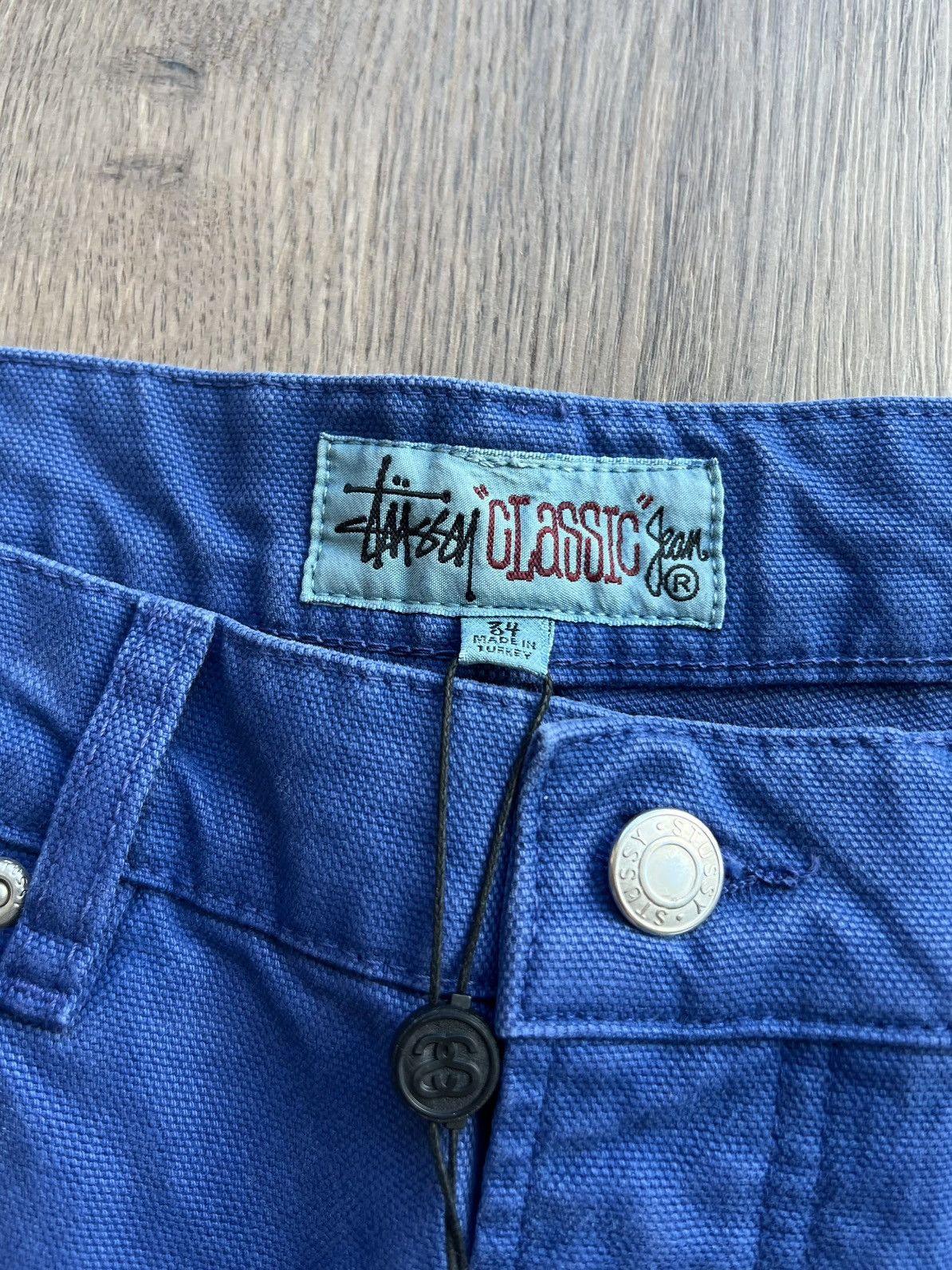 Stussy Stussy Classic Jean Canvas Baja Blue 34 Size US 34 / EU 50 - 4 Thumbnail