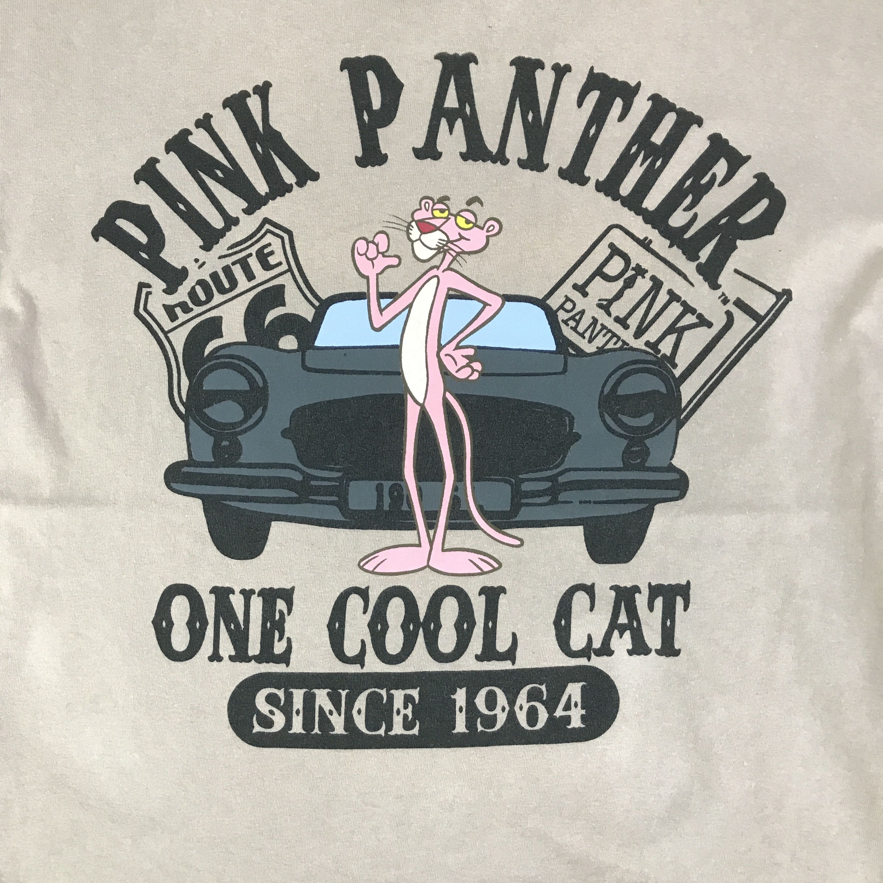 Cartoon Network PINK PANTHER BIG LOGO CARTOON T-SHIRT K93B47 Size US L / EU 52-54 / 3 - 6 Thumbnail