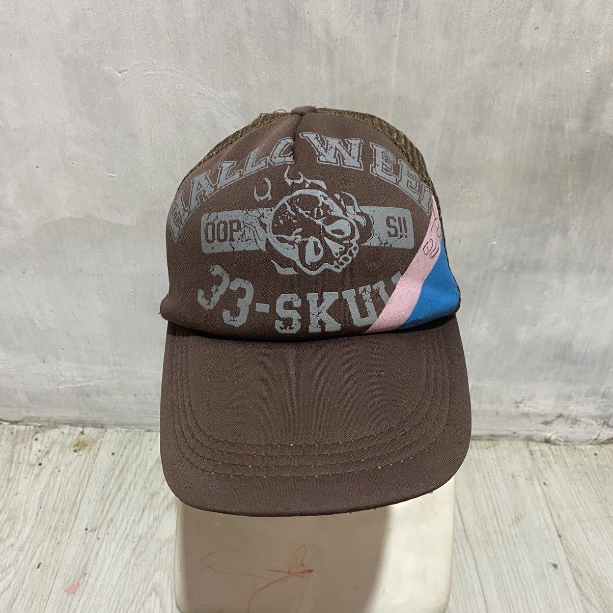 If Six Was Nine 2000s halloween skull flame trucker cap lgbstyle Size ONE SIZE - 1 Thumbnail