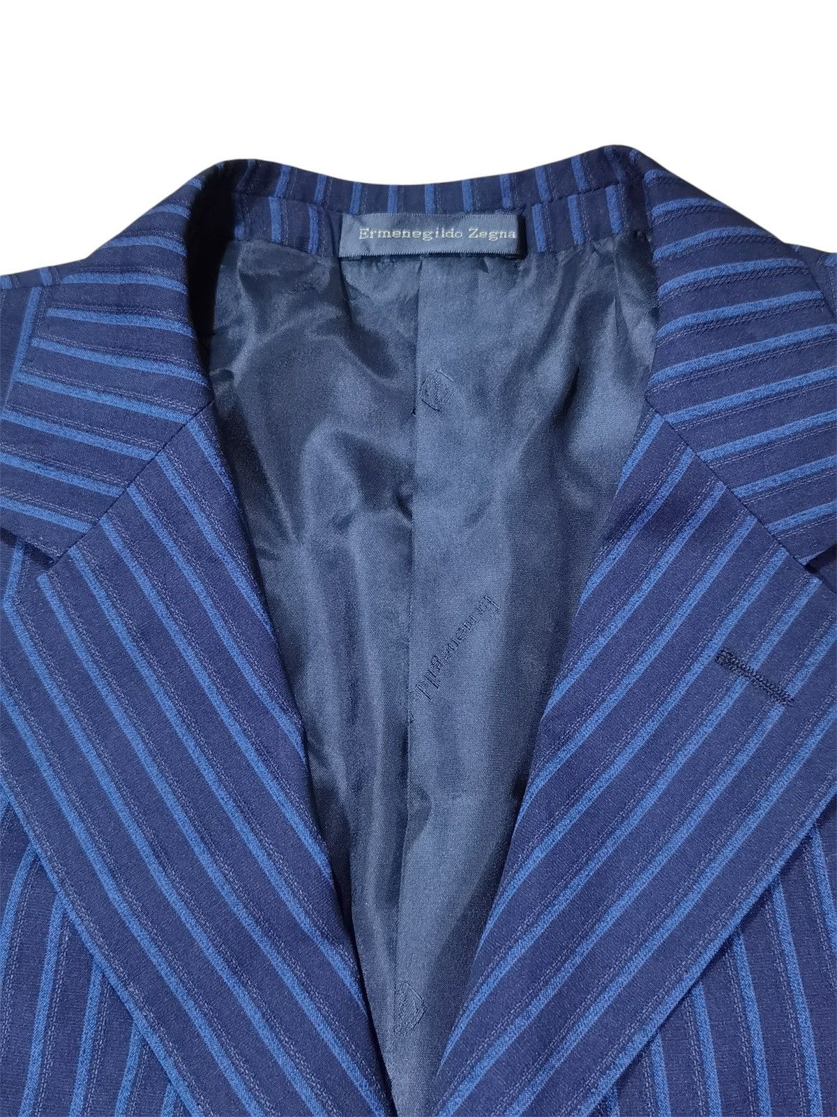 Ermenegildo Zegna Ermenegildo Zegna achillfarm blazer Stripe jacket Size 38L - 5 Thumbnail