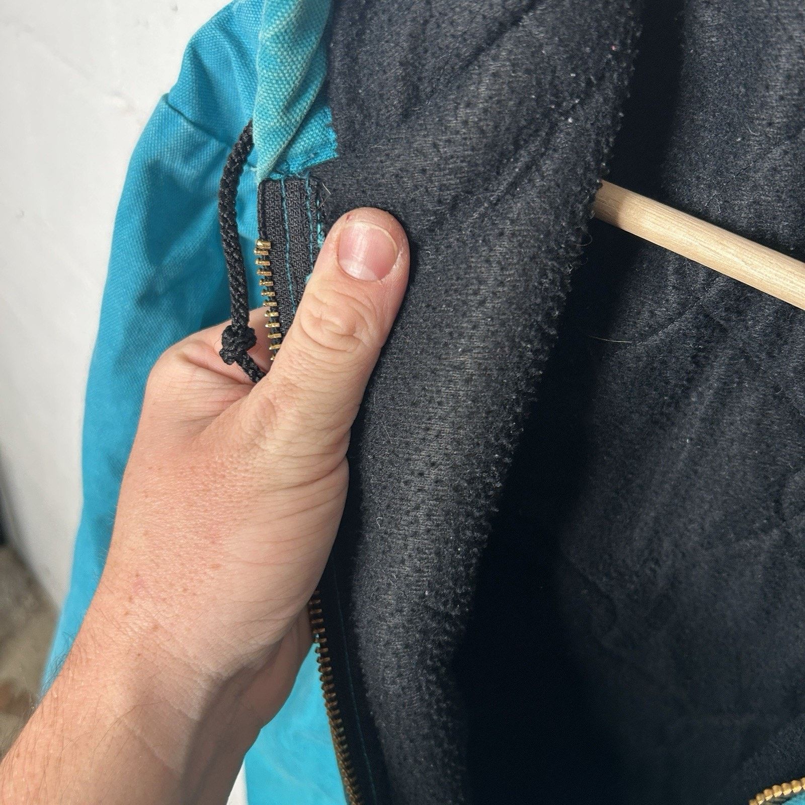 Vintage Vintage Polar King By Key Hooded Canvas Jacket “Turquoise” Size US M / EU 48-50 / 2 - 11 Thumbnail