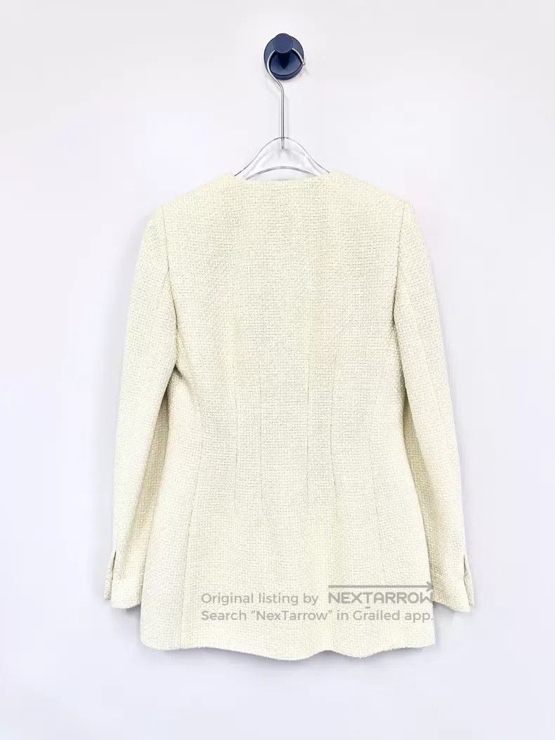 Gucci Gucci White woven gold buckle small fragrance style jacket Size XS / US 0-2 / IT 36-38 - 2 Thumbnail