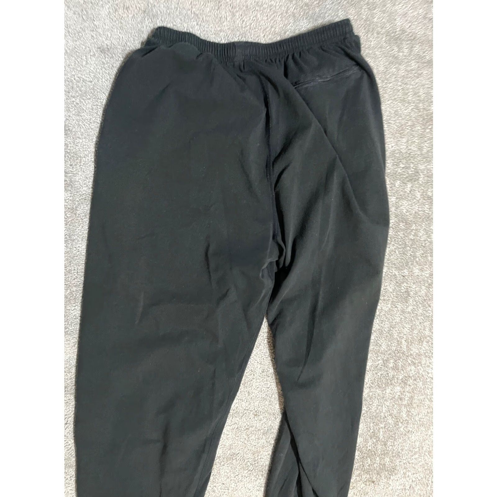 Nike Vintage Nike Joggers Womens L Running Pants Black Orange Swoosh Logo Zip Ankle Size 36" / US 14 / IT 50 - 5 Thumbnail