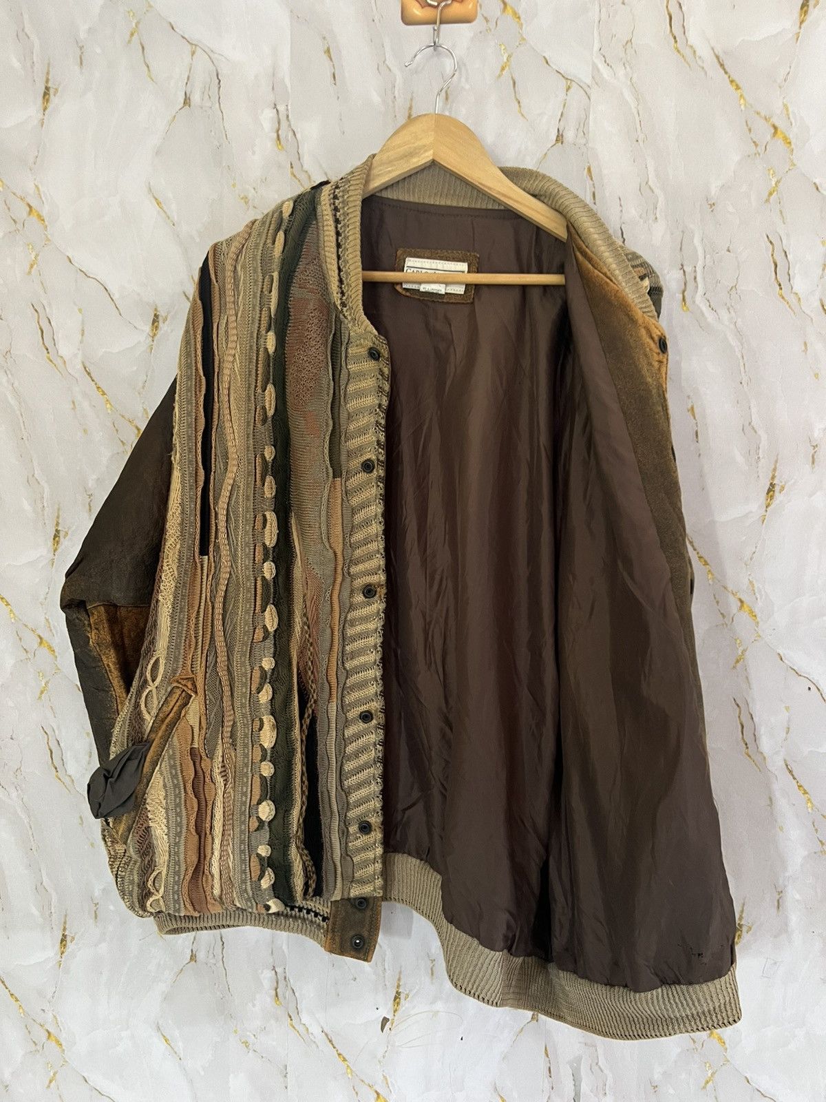 Japanese Brand CARLO ALBERTO LEATHER JACKET Size US XL / EU 56 / 4 - 3 Thumbnail