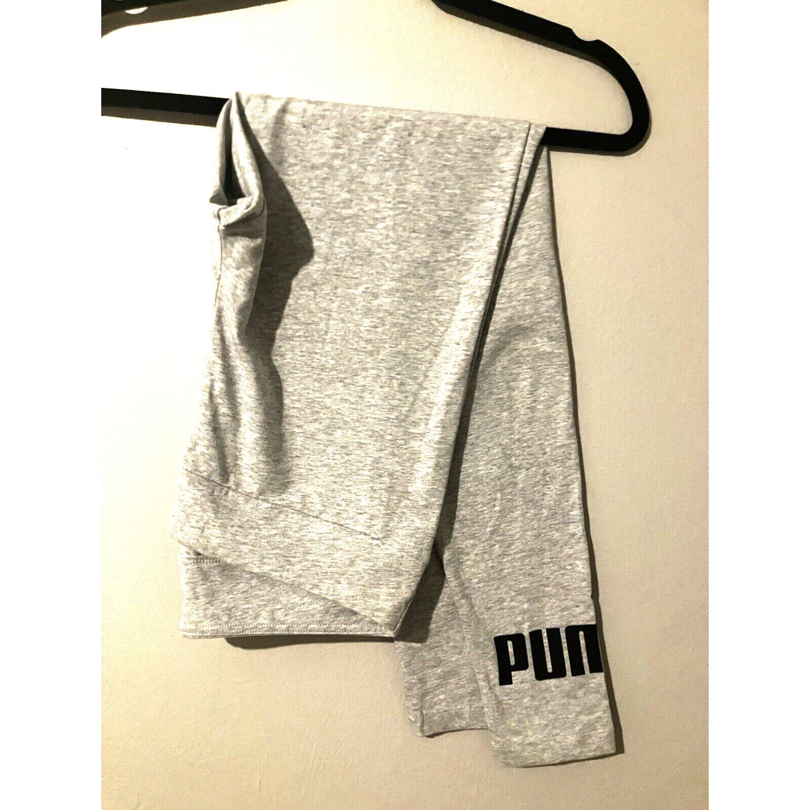 Puma Puma Sweat pants Women’s medium Logo Grey nwot Size US 29 - 1 Thumbnail