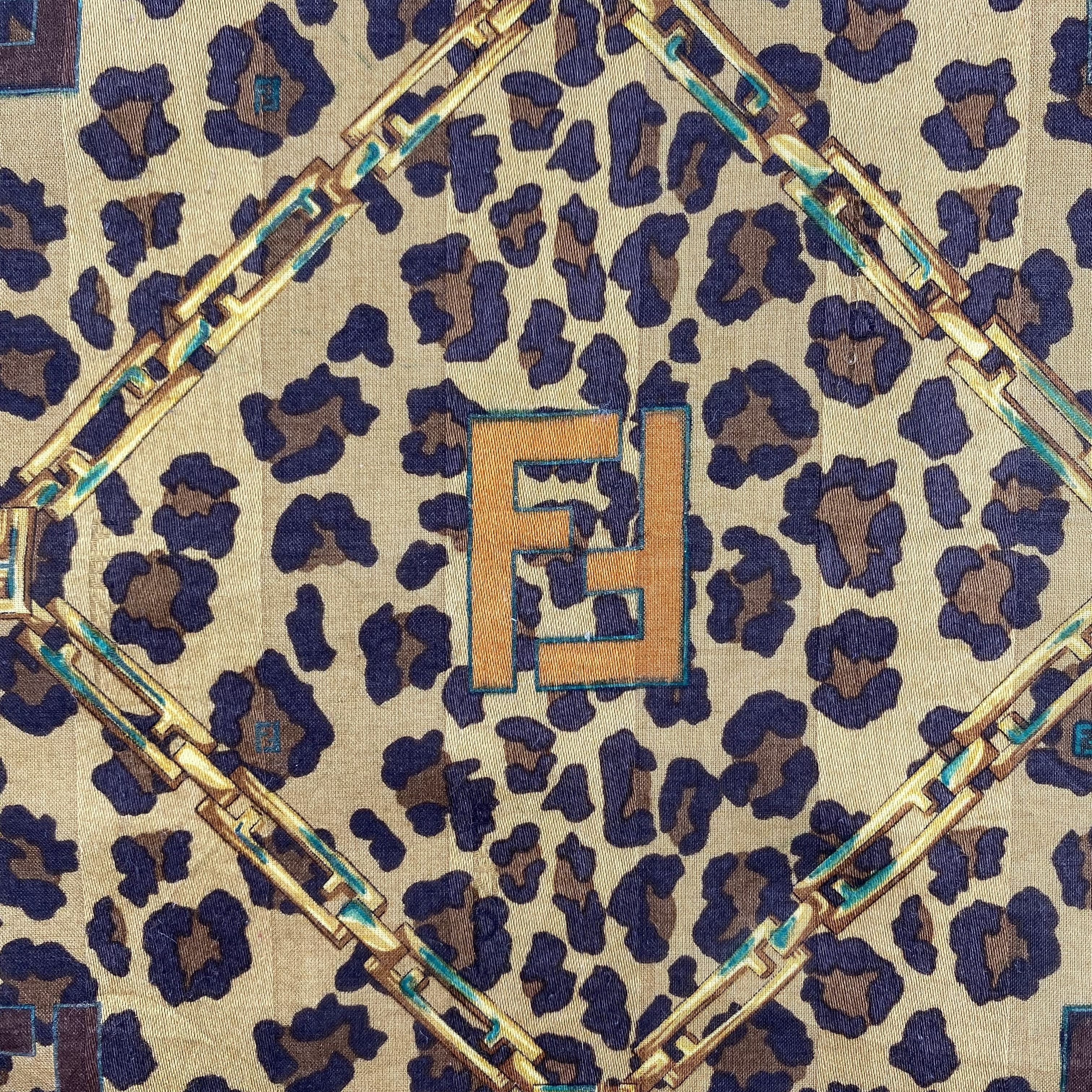 Vintage Fendi Handkerchief / Neckerchief / Bandana-P1711 Size ONE SIZE - 4 Thumbnail