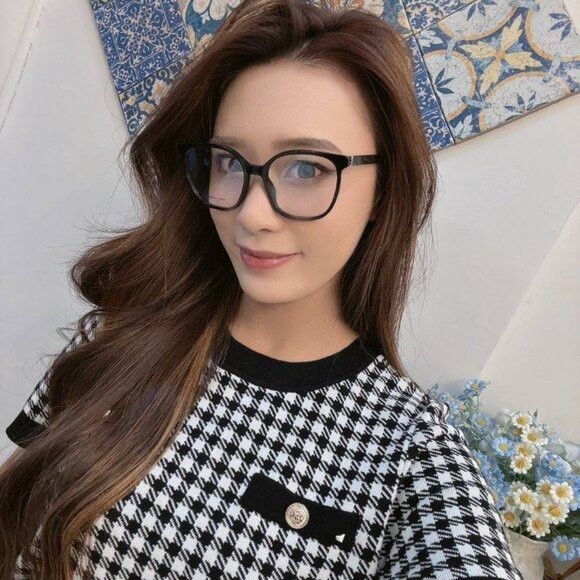 Saint Laurent Paris Saint Laurent SL M155 004 Eyeglasses Transparent Ivory 55mm Size ONE SIZE - 3 Thumbnail