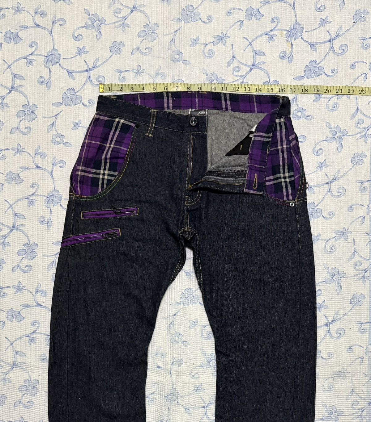 Japanese Brand Japanese International World Jeans Streetwear Denim Size US 33 - 4 Thumbnail
