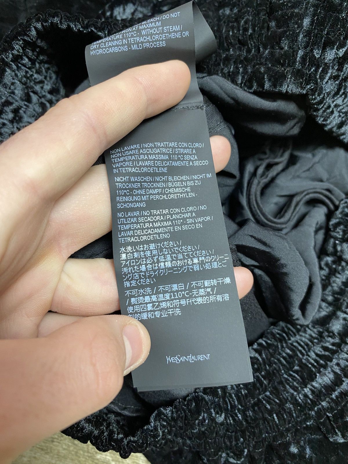 Saint Laurent Paris Saint laurent wide leg velvet trousers size 36 Size 36" / US 14 / IT 50 - 14 Thumbnail