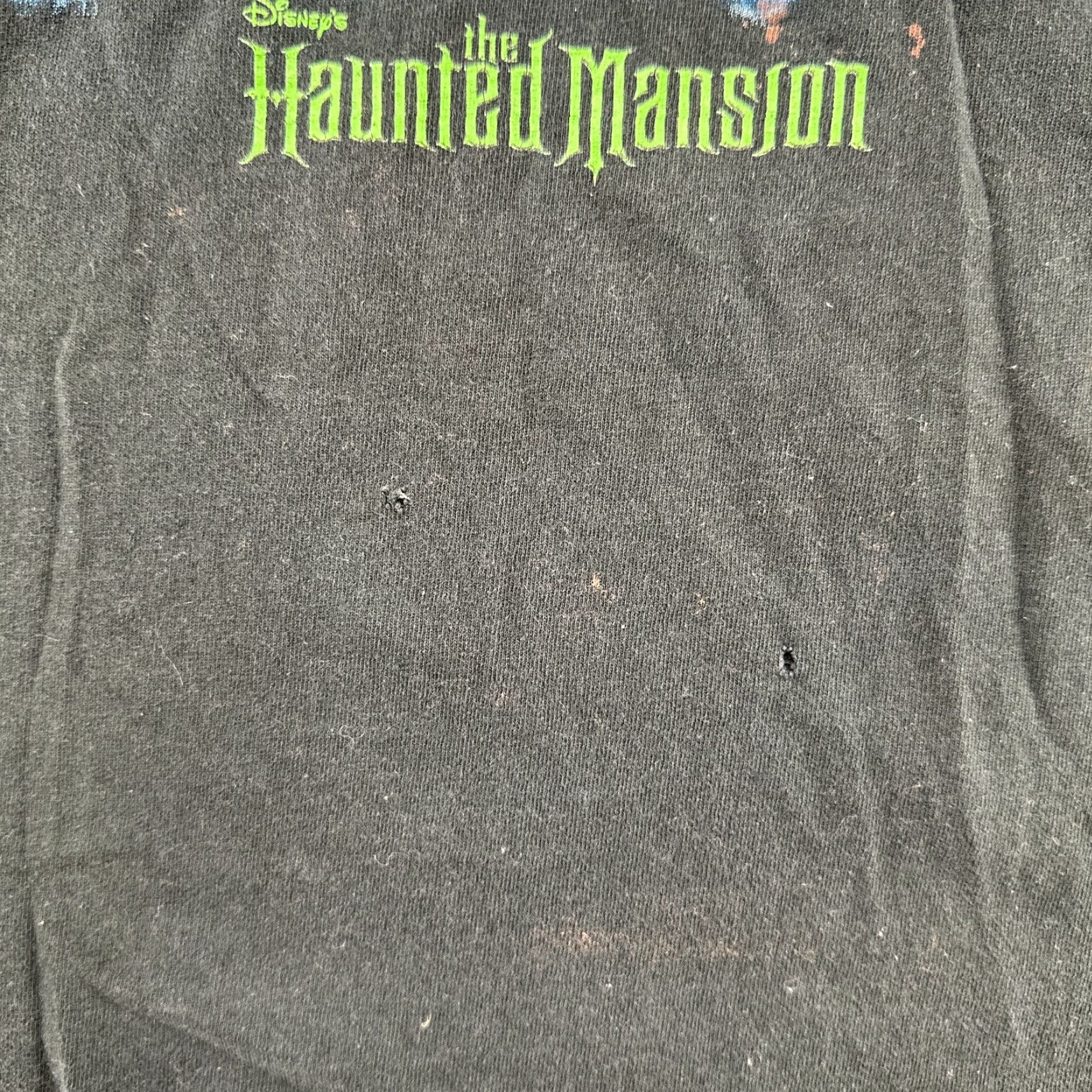 Disney Disney Haunted Mansion Shirt Mens XL Black Crew Neck Short Sleeve Graphic 90s Size US XL / EU 56 / 4 - 5 Thumbnail
