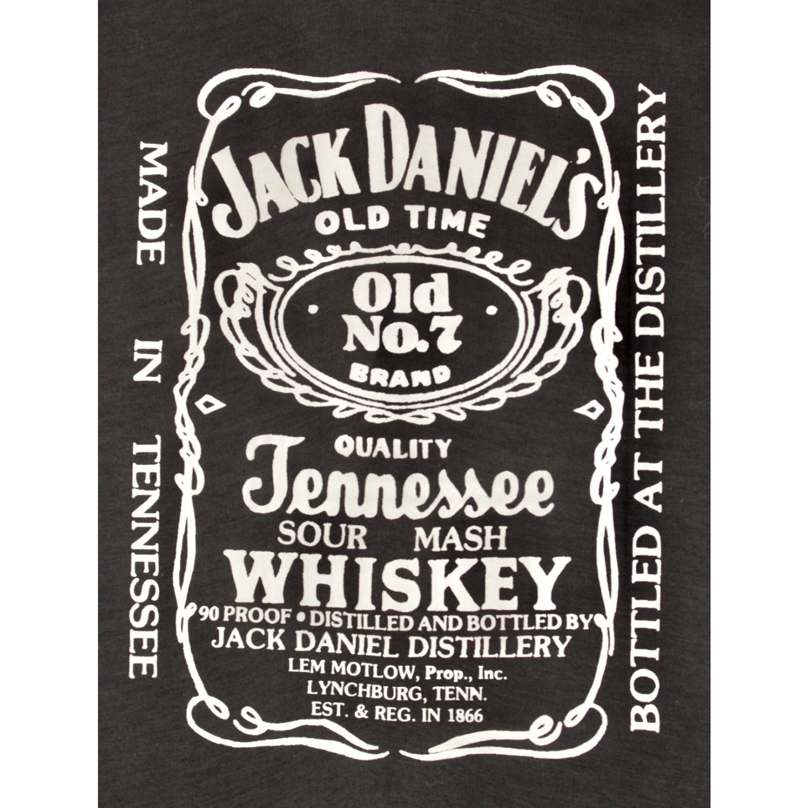 Logo 7 VINTAGE Men's VTG 80s Black Jack Daniels Bottle Logo TShirt XS 1980s Whiskey T-shirt Mens 80s Shirt Graphic Tee Black, White, Logo, Whiskey Size US XS / EU 42 / 0 - 3 Thumbnail