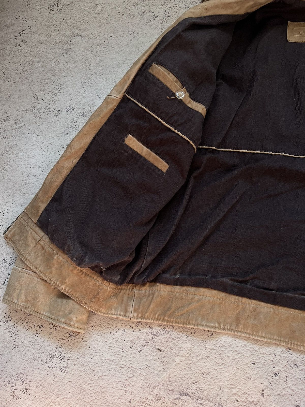 Vintage VINTAGE Y2K DISTRESSED LEATHER JACKET Junya Watanabe style Size US M / EU 48-50 / 2 - 8 Thumbnail