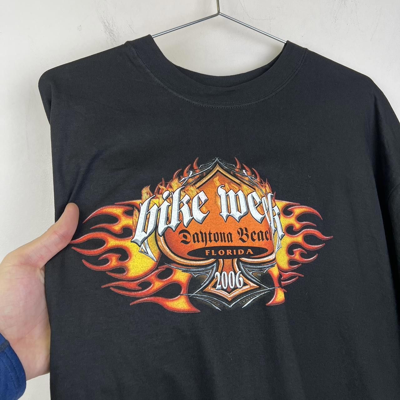 Designer Daytona Beach Bike Week 2006 T-Shirt - Vintage Black Size US XXL / EU 58 / 5 - 5 Thumbnail