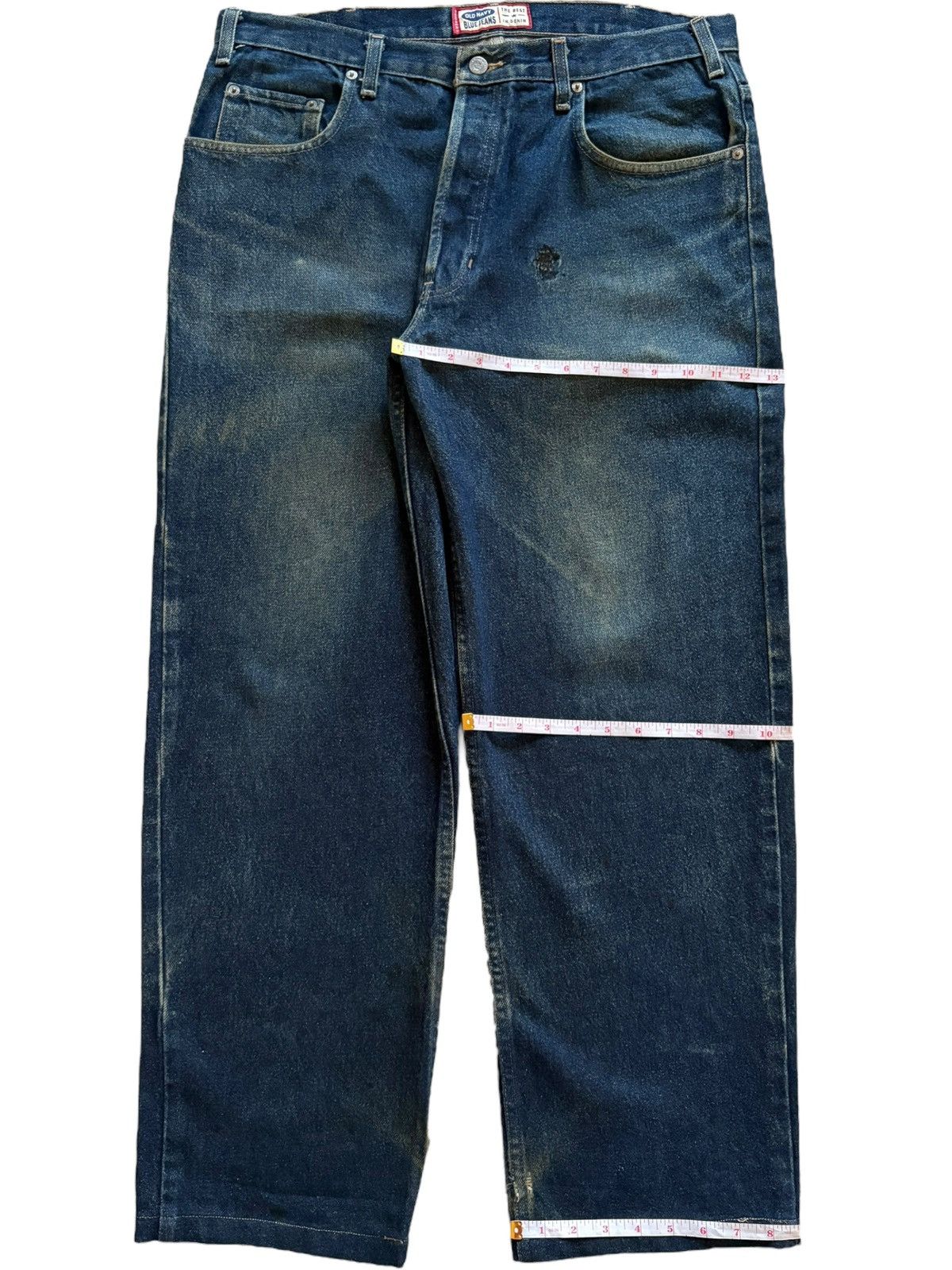 Japanese Brand Vintage Japanese Brand Mud Wash Distressed Baggy Jeans Size US 37 - 14 Thumbnail