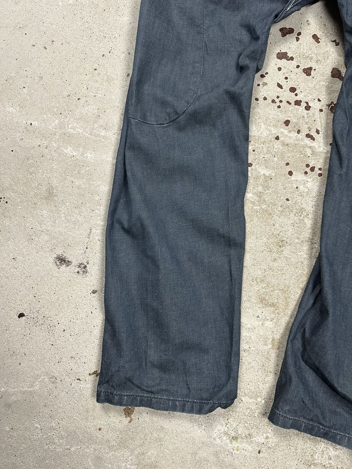Lee × Vintage Vintage Y2K Lee Works of Denim Navy Denim Pants Jeans Size US 32 / EU 48 - 3 Thumbnail